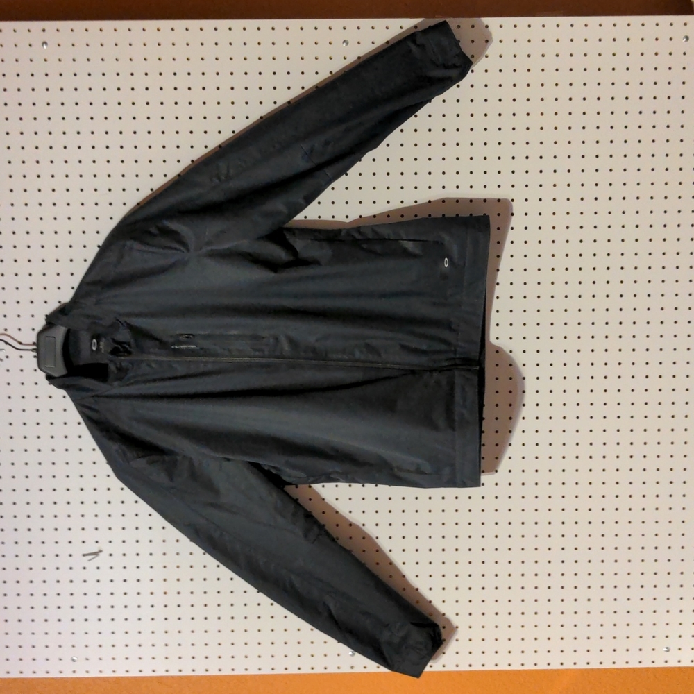 Oakley lightweight lined windbreaker jacket black XL